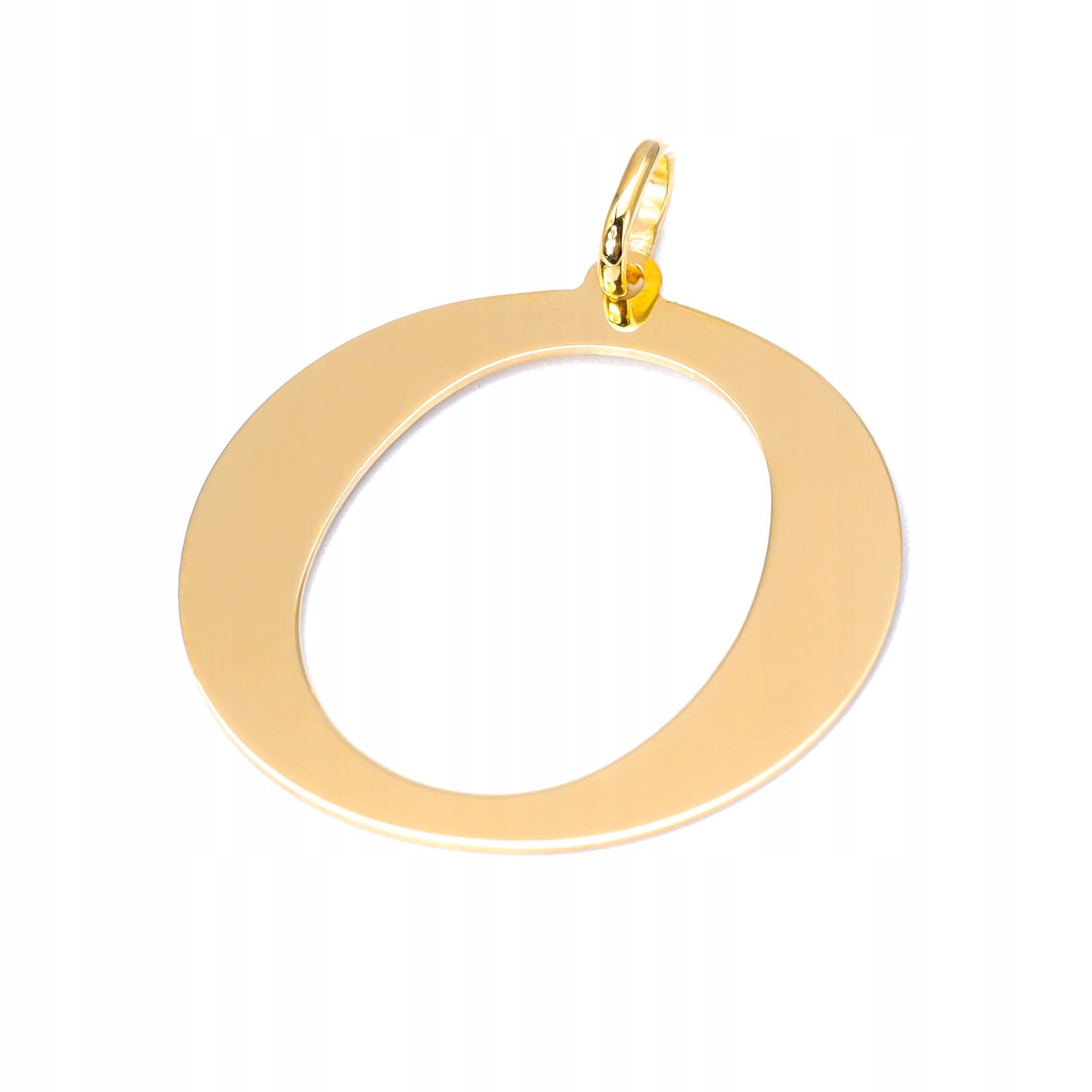 Stříbrný pozlacený přívěsek 925 Přívěsek Písmeno O