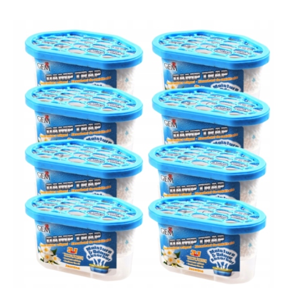 

Gem Zestaw pochłaniacz wilgoci 8 x 400 ml Jaśmin