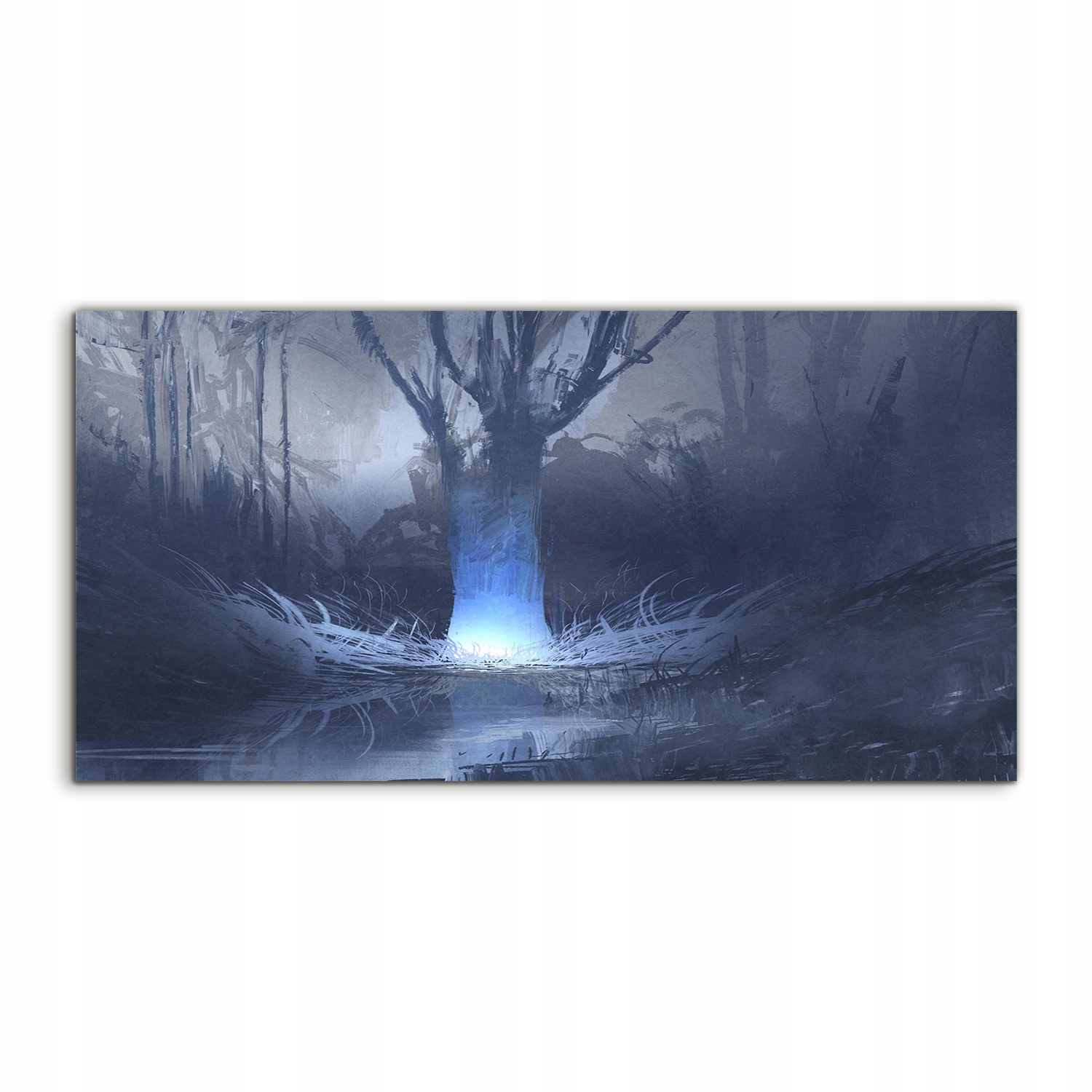 Akrylový obraz 120x60 na stenu Noc Las Bagno Príroda