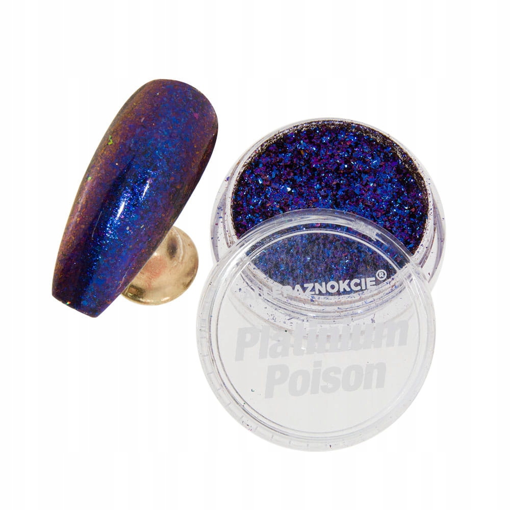 PYŁEK PŁATKI DO PAZNOKCI PLATINUM POISON NR 4
