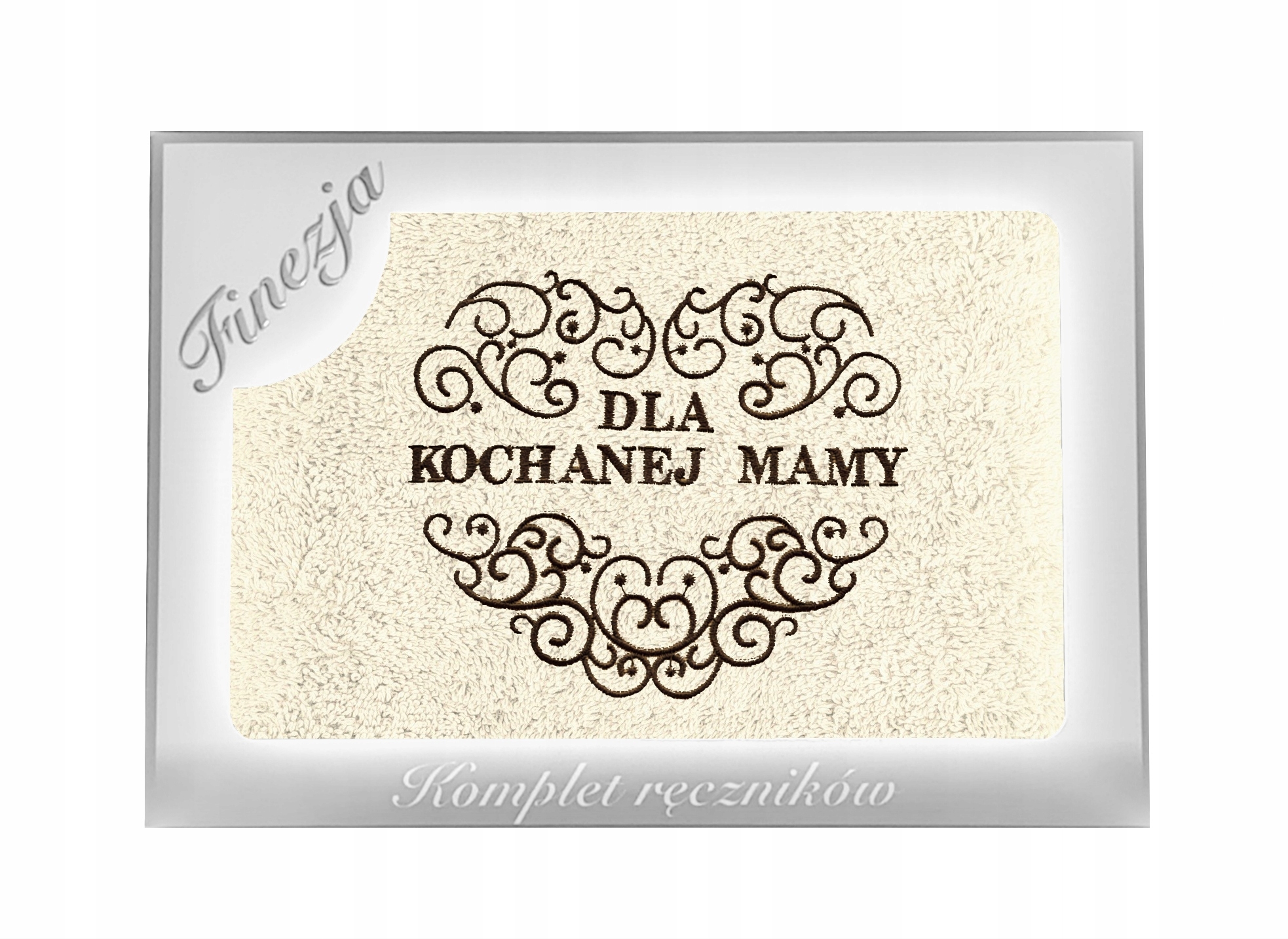 RĘCZNIK KĄPIELOWY Z HAFTEM DLA MAMY PREZENT NA DZIEŃ MAMY SZYBKOSCHNĄCY