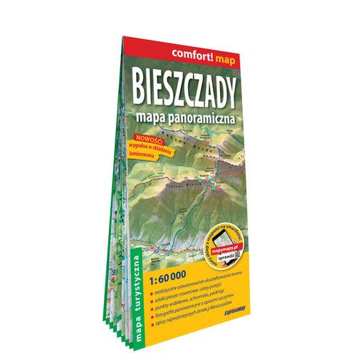 

Bieszczady Mapa Panoramiczna; Laminowana Mapa...