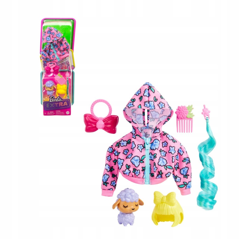 

Barbie Extra Zwierzątko+ ubranko i akcesoria HDJ39