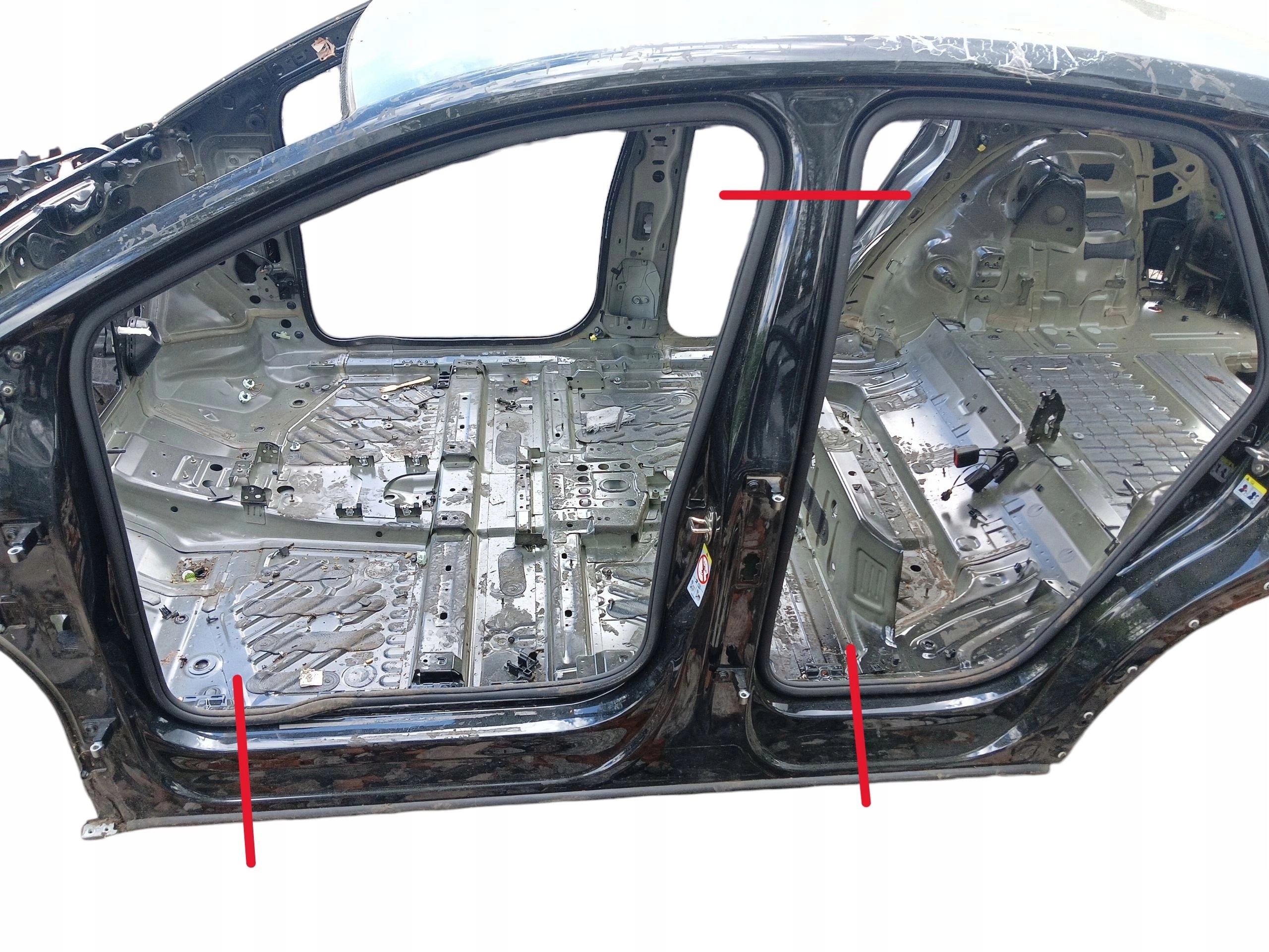 threshold left pillar B central AUDI Q4 E-TRON LAK: LY9T (2021-)