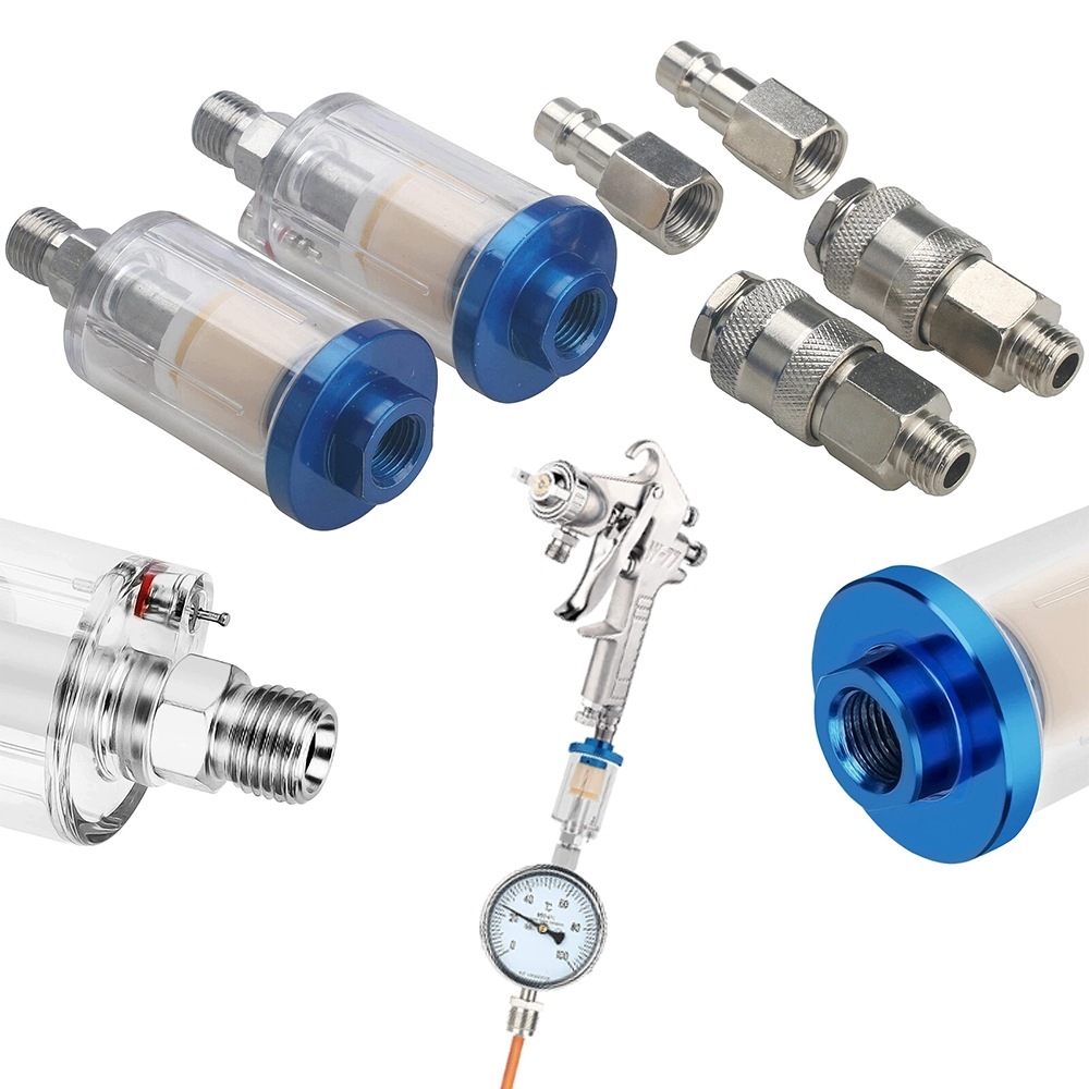 2 Komplety Separator Wody Sprężonego Powietrza Do Sprężarek I