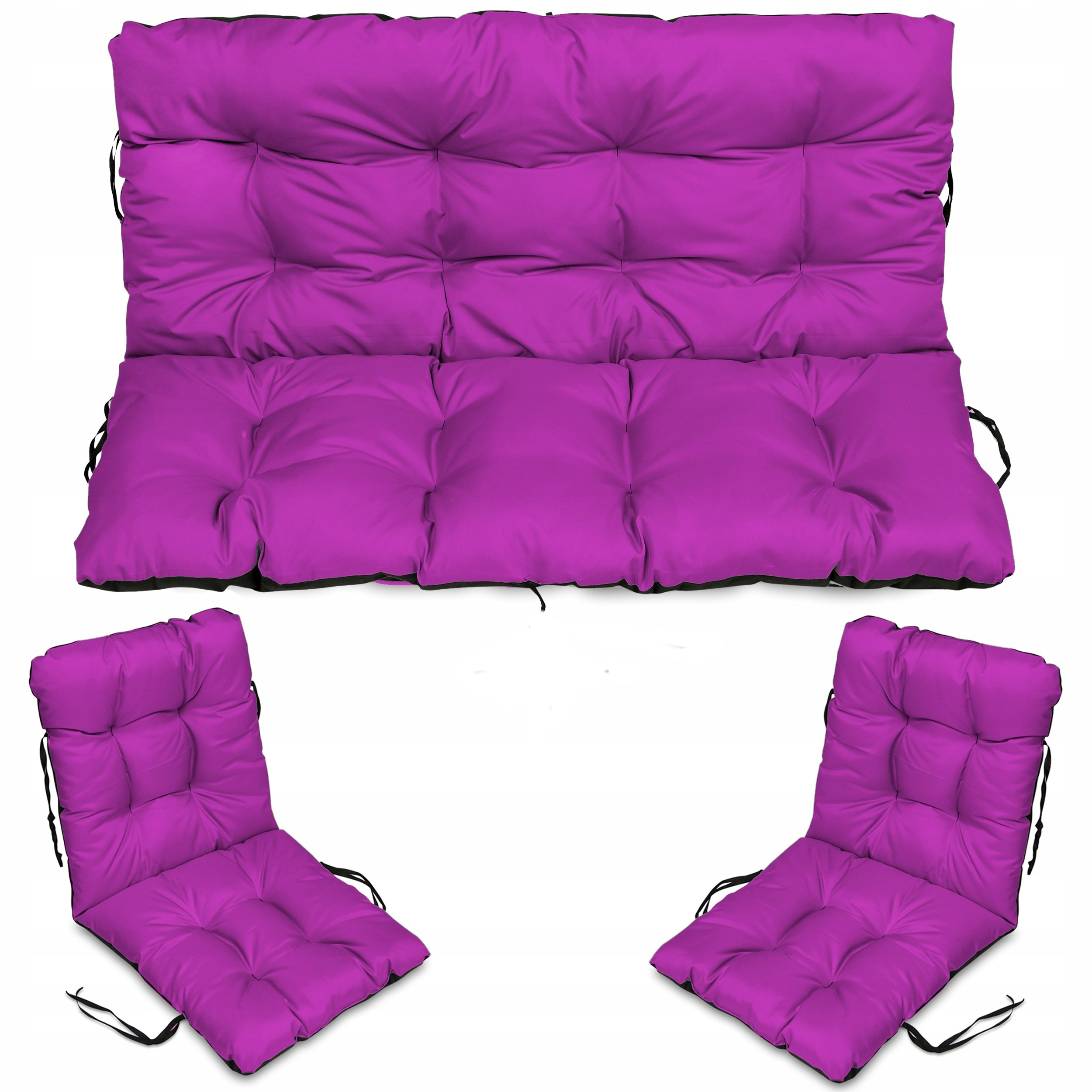 

Poduszki na meble zestaw Rattan 180x110 cm 2+1