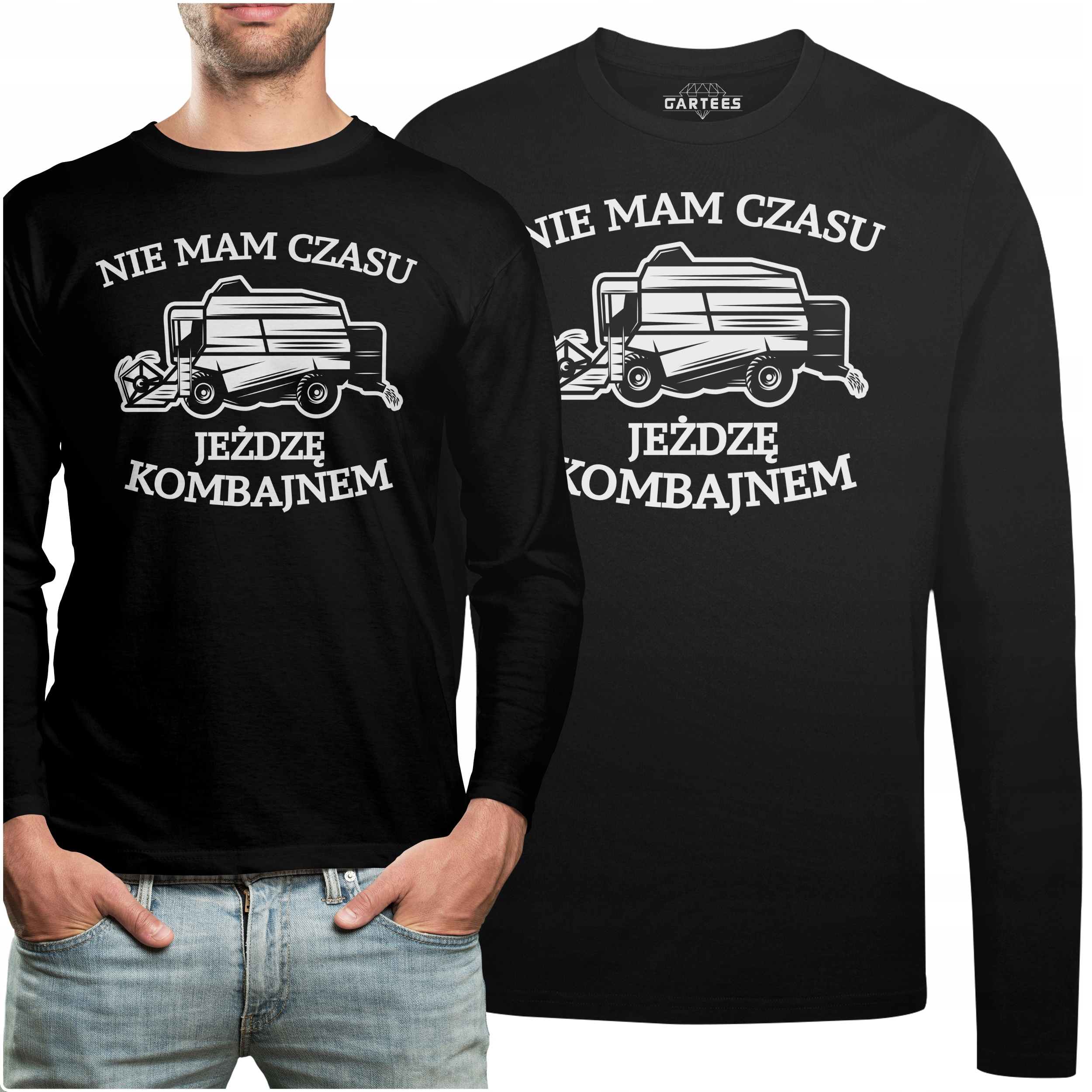 

Koszulka Long Nie Mam Czasu Jeżdżę Kombajnem