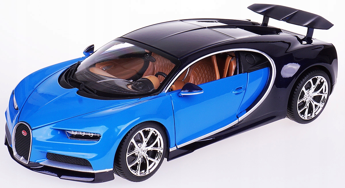 BUGATTI CHIRON MODEL METALOWY BBURAGO 1:18 NIEBIESKI Minimalny wiek dziecka 0