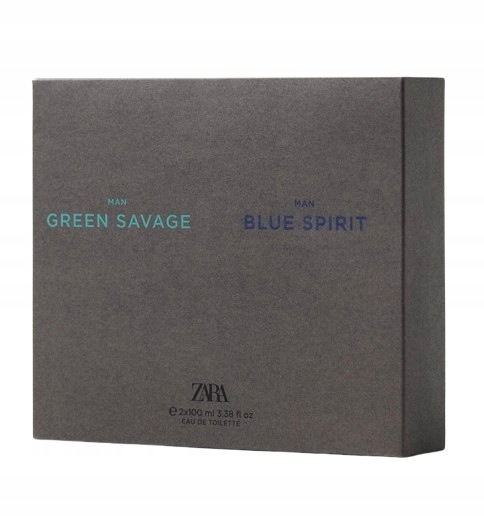 Zara Green Savage Blue Spirit 2 x 100ML