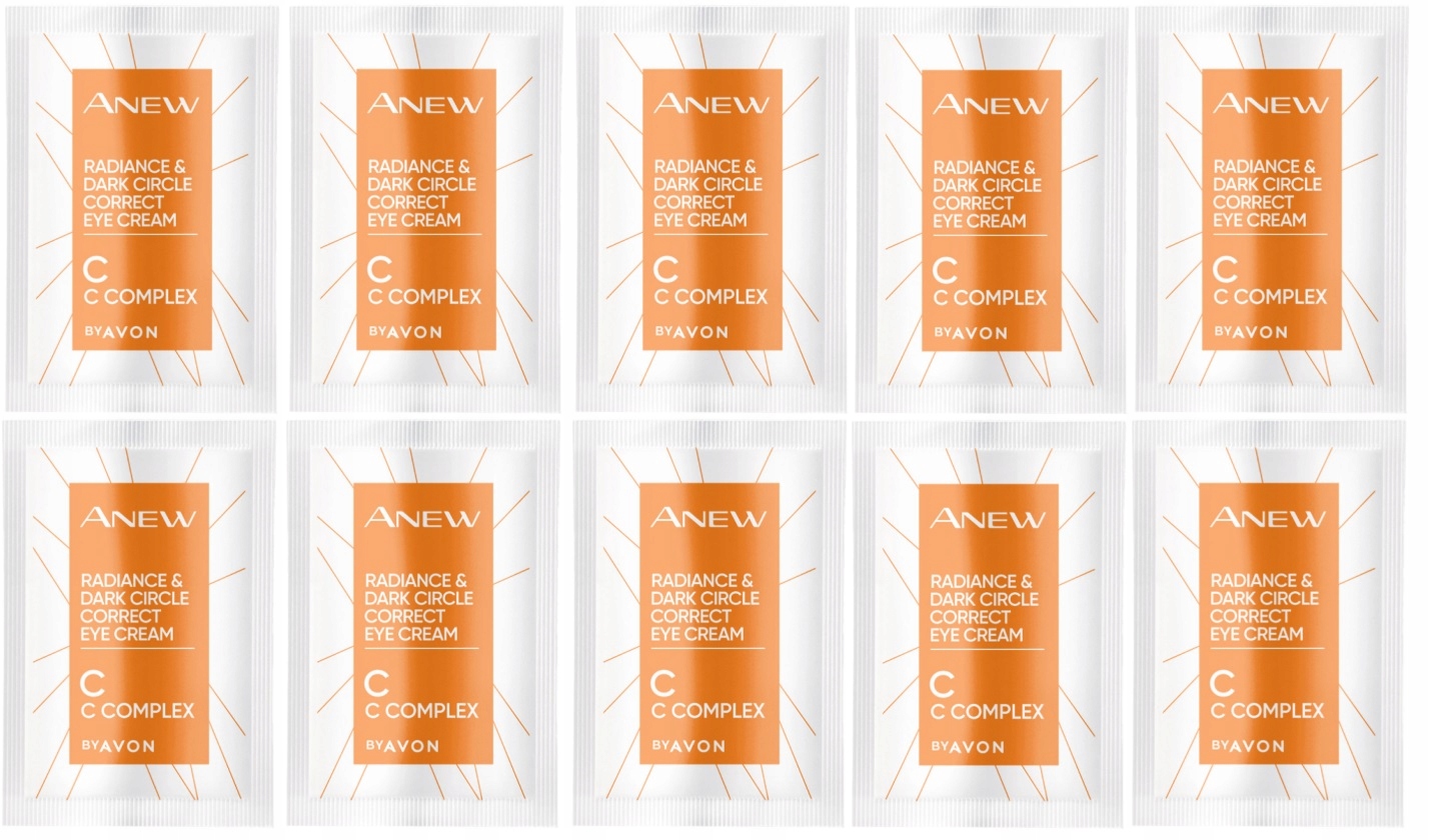 AVON ANEW Radiance Eye Correct Rozświetlający krem oczy Complex C próbki 10
