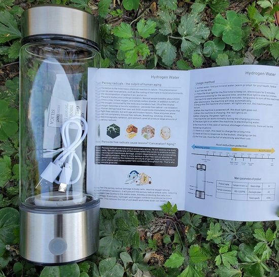 Generator wodoru H2 DETOX jonizator wody SZKLANY Marka inna