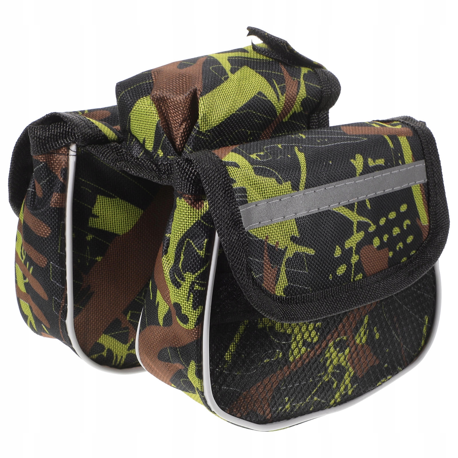 ВЕЛОСИПЕДНА СУМКА НА РАМУ З ПЕРЕДНІМ КРІПЛЕННЯМ І БІЧНИМИ КИШЕНЯМИ