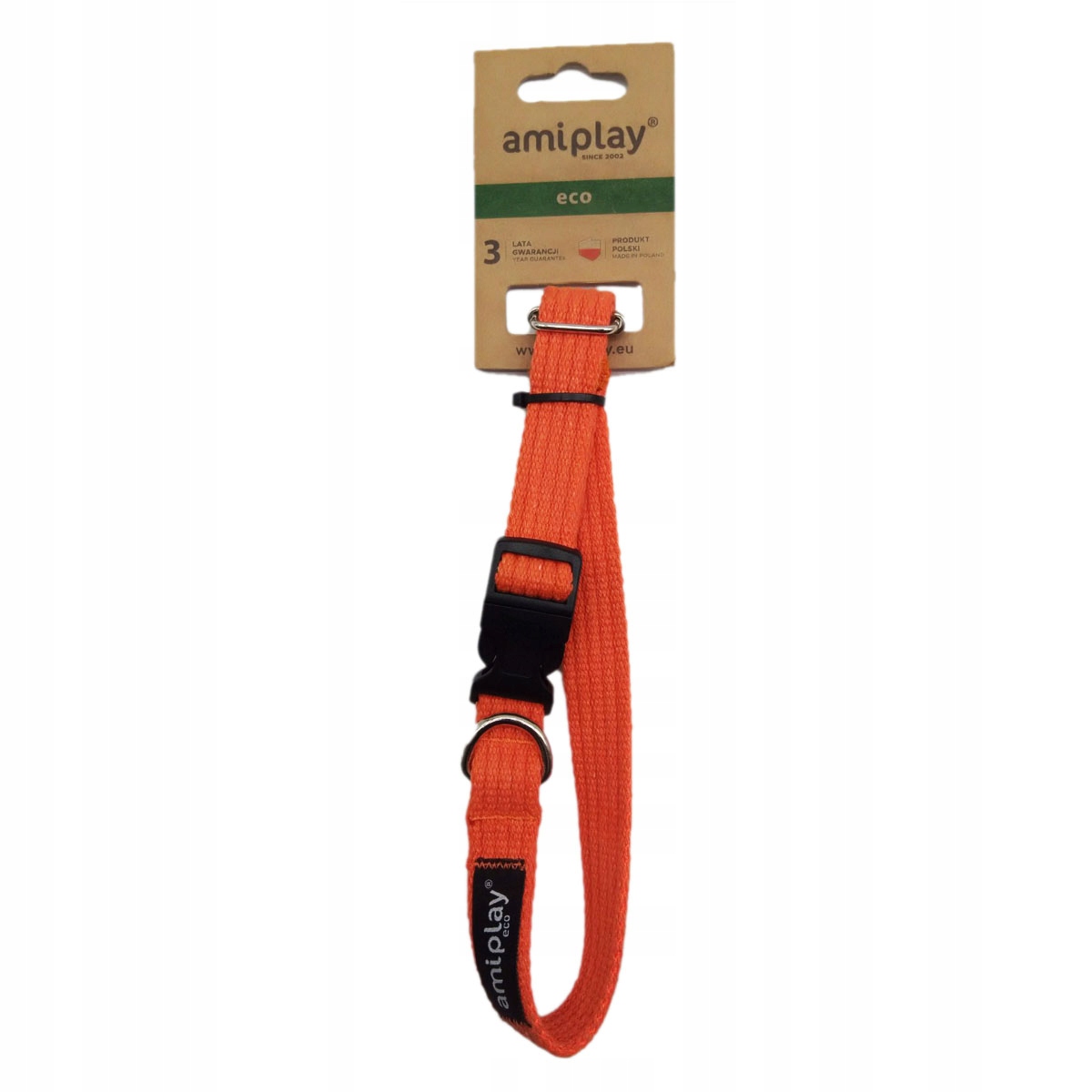 

Amiplay obroża regulowana M pomarańczowa 35-50 cm