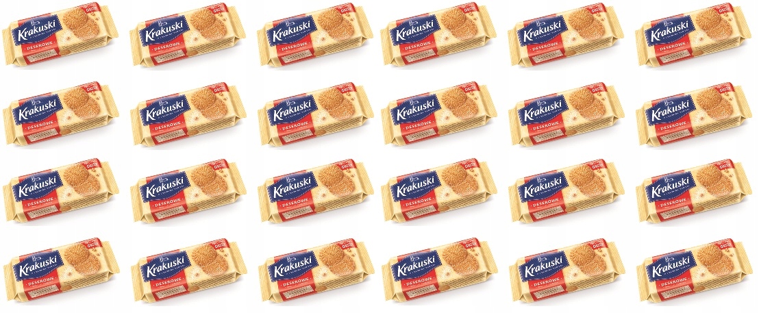 Levně 24 x 200 g Krakuski Dezertní s cukrem Karton