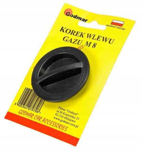 KOREK WLEWU GAZU M8 GODMAR