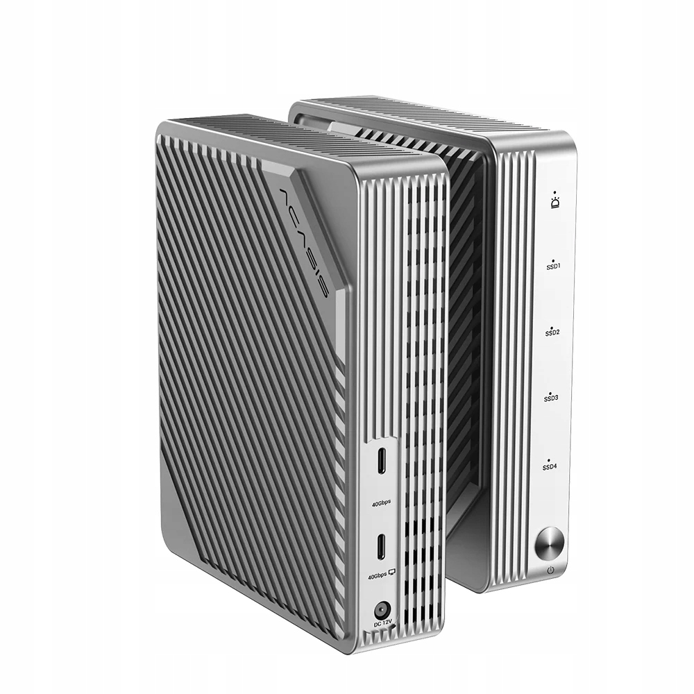 Obudowa 4 dyski Acasis 3901 4-Bay M.2 NVMe Raid Thunderbolt 5/4 40Gbps 32TB