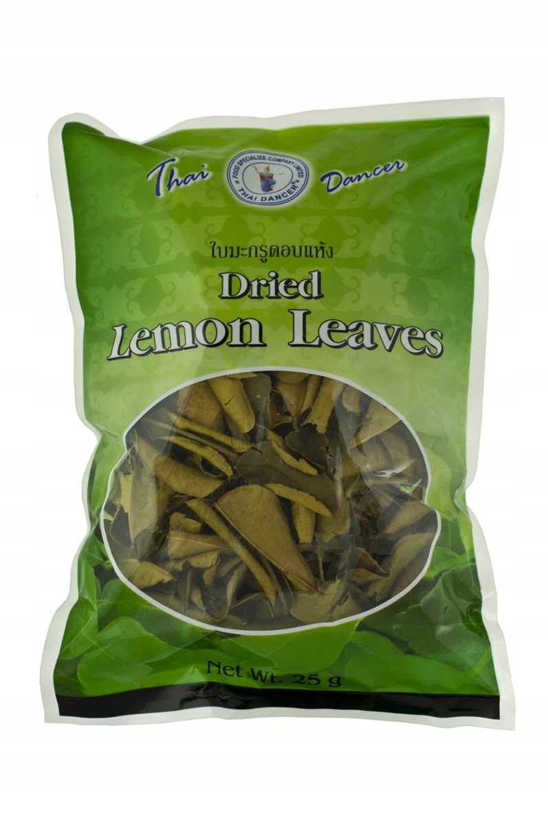 

Suszone liście limonki Kafiru Kaffir 25g Thai