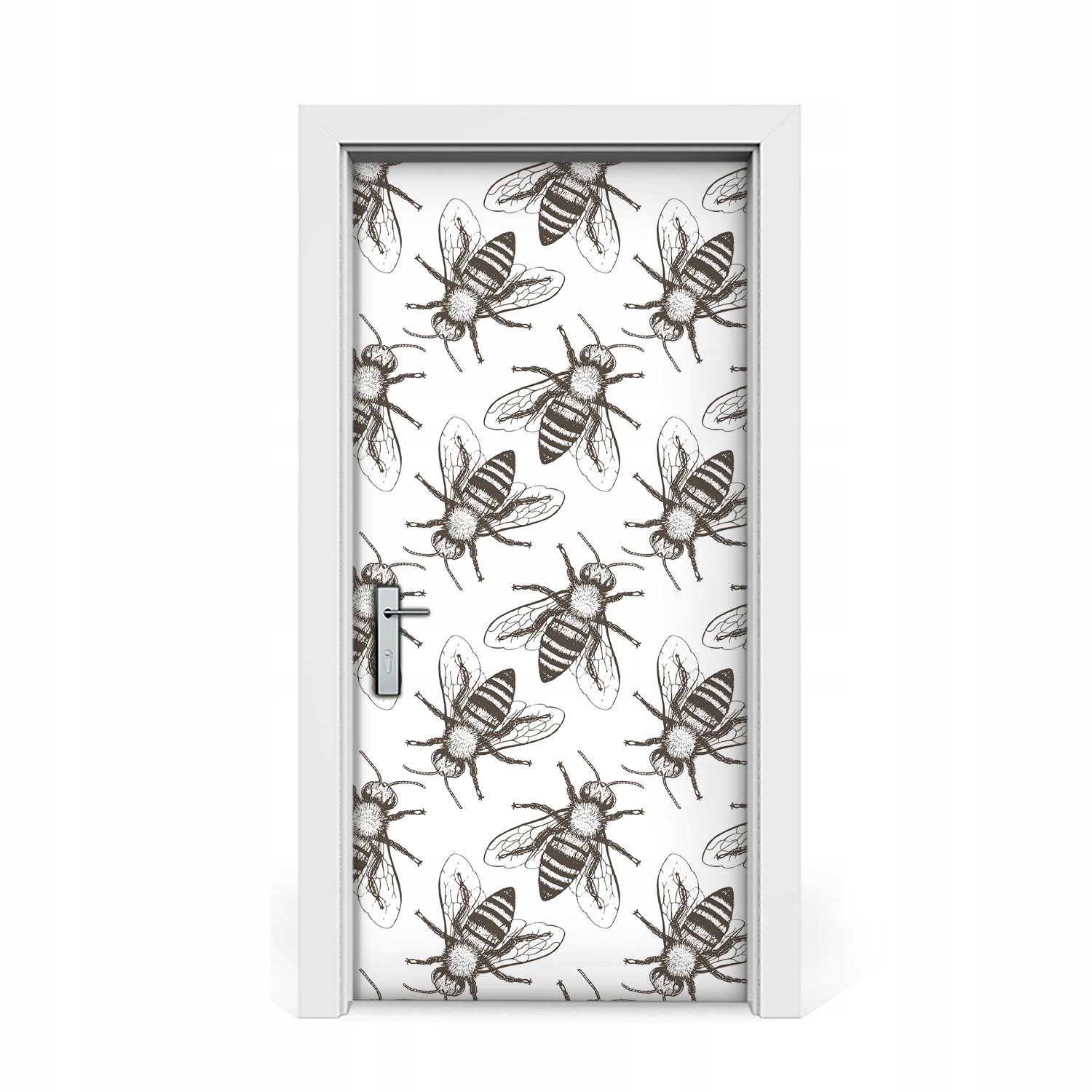 

Naklejka na drzwi okleina Pszczoły wzór 95x205