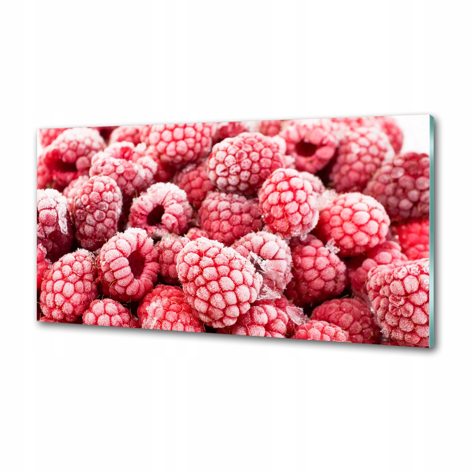 Panel do kuchyne Zmrazené maliny 100 x 50 cm Lepidlo