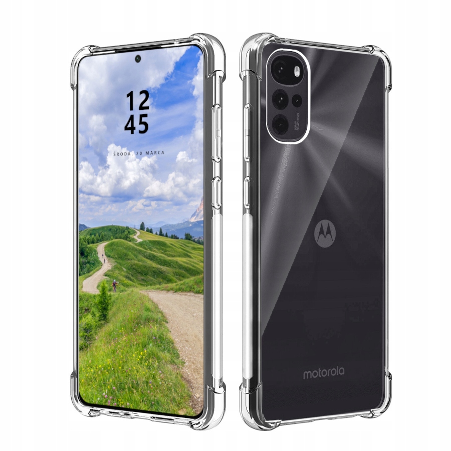 

Etui do Motorola G22 Pancerne Shockproof Clear