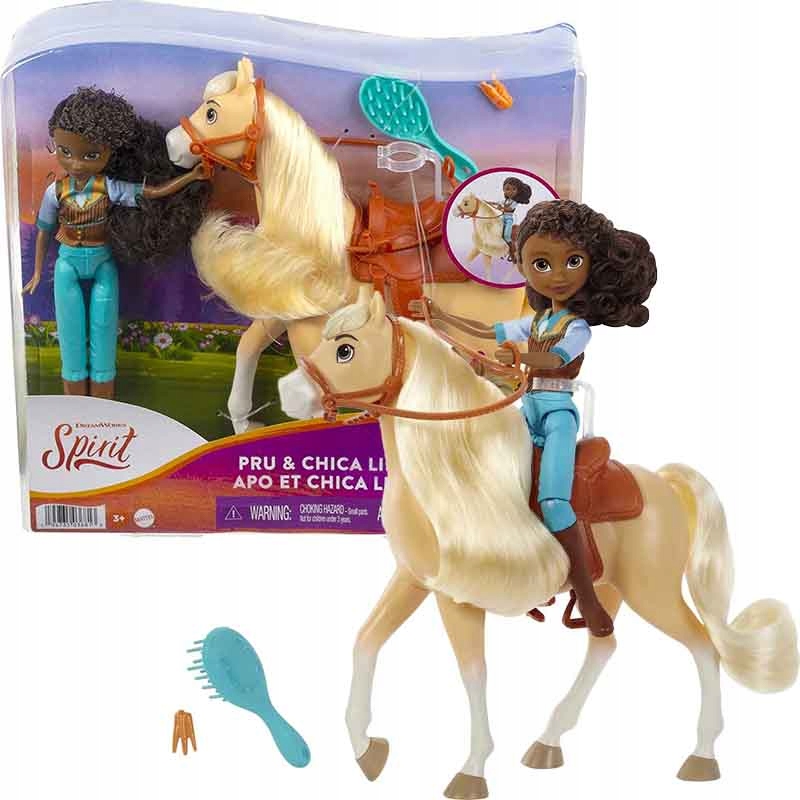 

Mattel Spirit Lalka Pru Koń Chica Linda HFB90