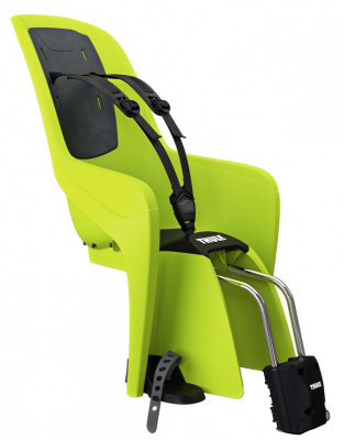 Fotelik rowerowy zen lime zielony Thule RideAlong Lite 2 mocowany na ramie