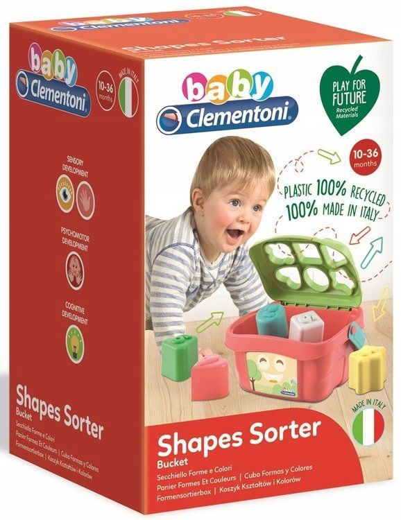 

Koszyk kształtów I kolorów Clementoni sorter