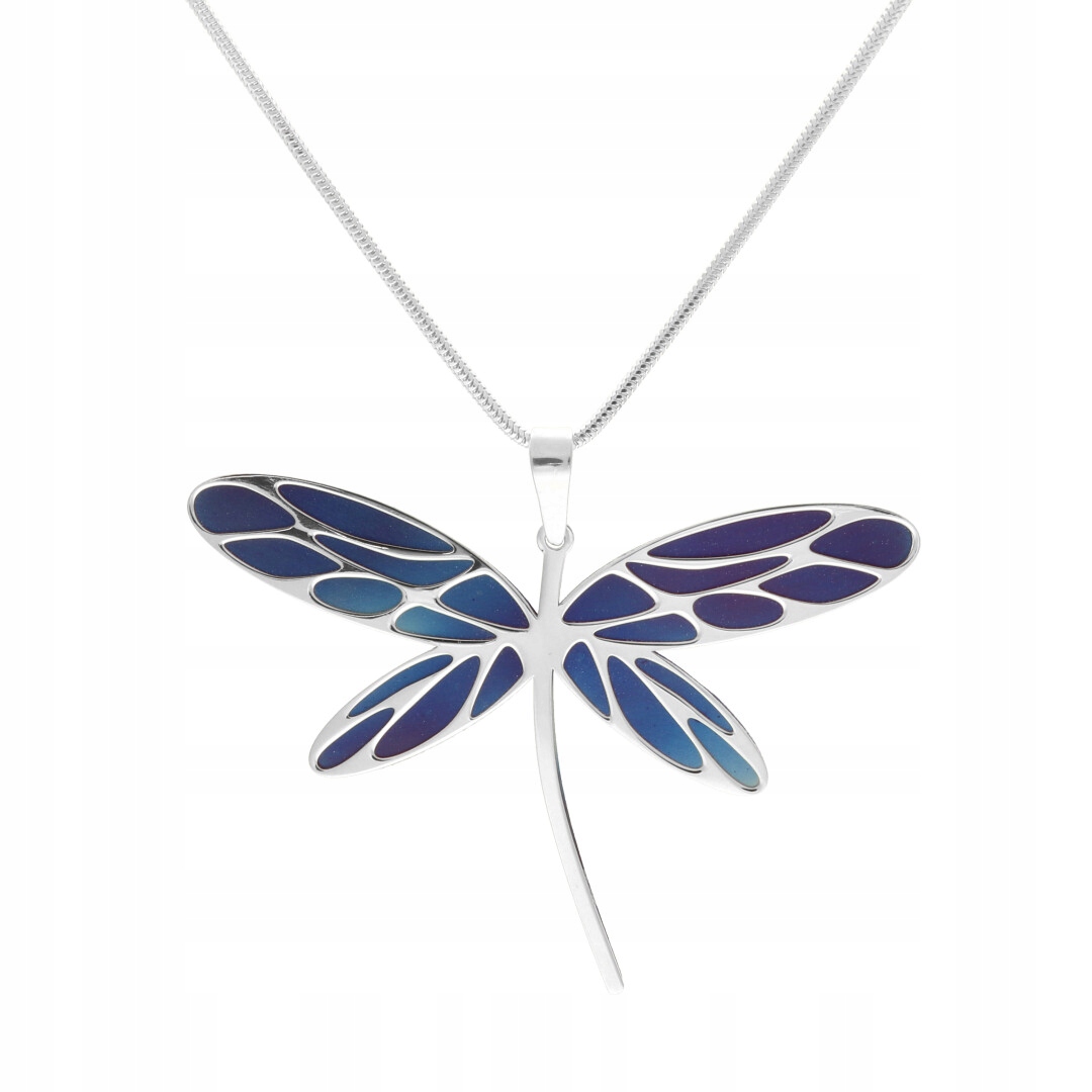 Přívěsek vážka titan stříbro rhodiovaný