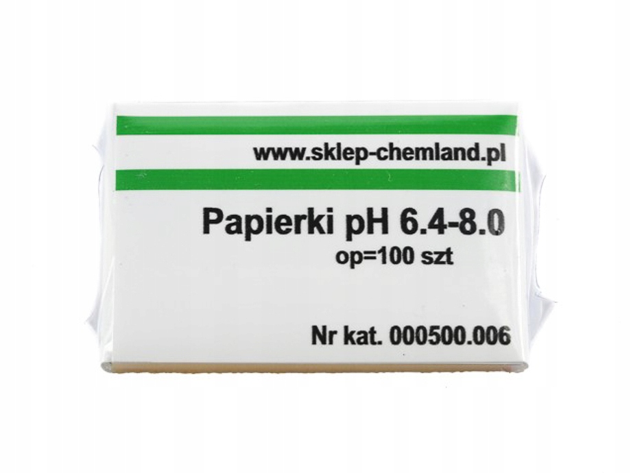 

Paski pH 6,4-8,0 książeczka