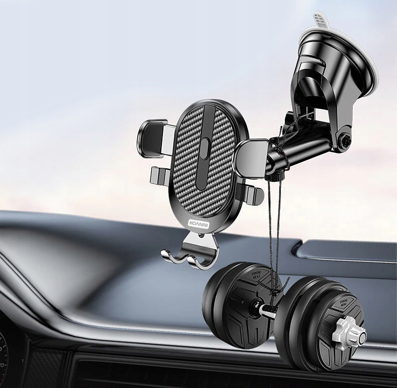 UCHWYT DO SAMOCHODU NA TELEFON SZYBĘ KRATKI KOKPIT SAMOCHODOWY REGULOWANY Stan opakowania oryginalne