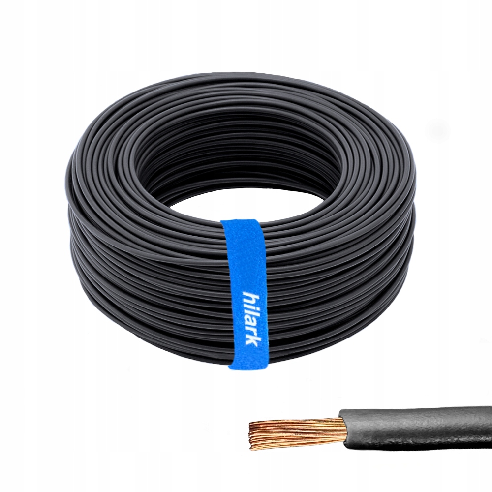 Instalační kabel 1,5 mm² H07V-K LgY 1x1,5 mm² lanko třídy 5 černý 75 m