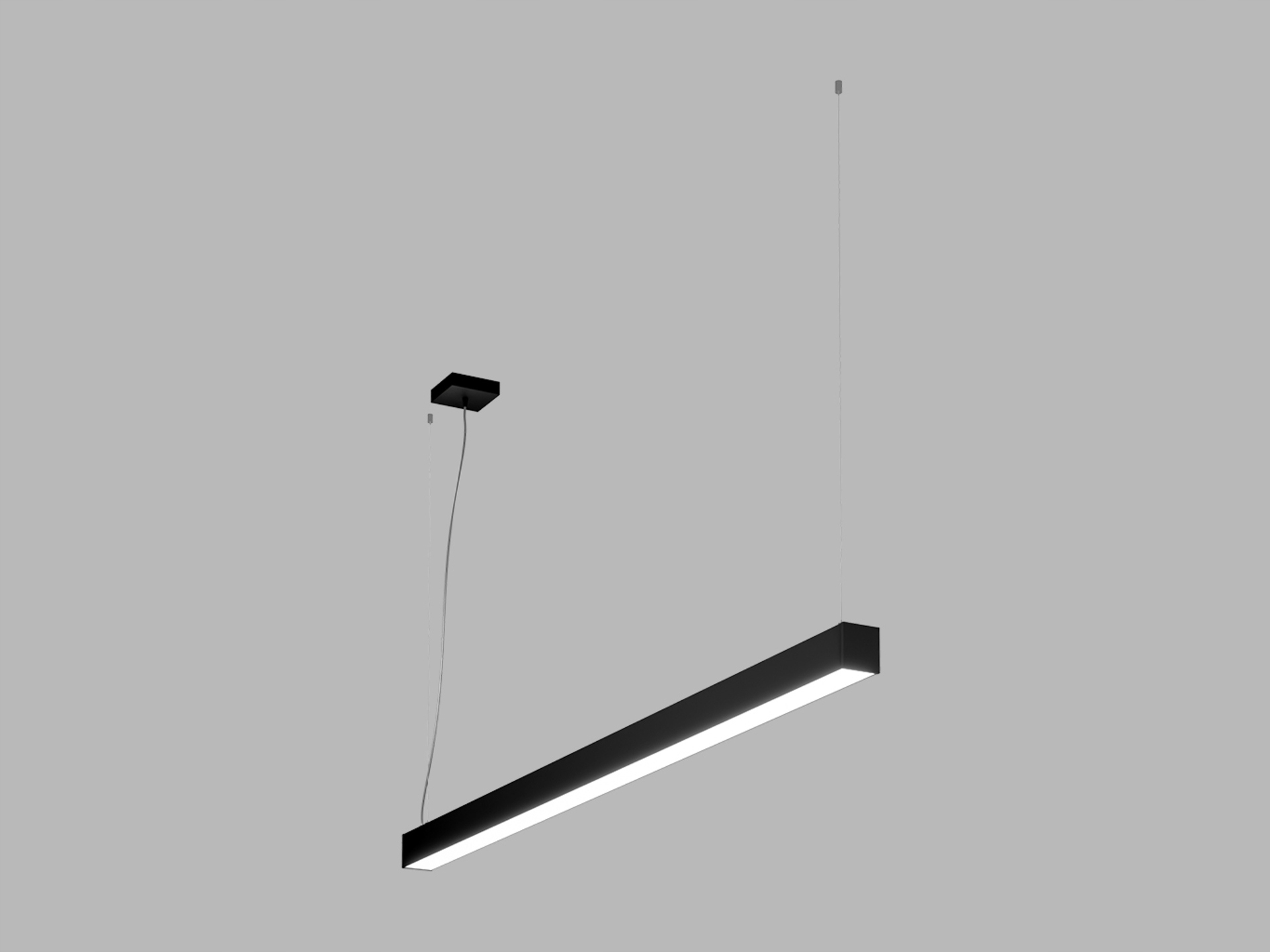 LED2 3235953 Noli 150 Pz, B 60W 3CCT 3000K/3500K/4000K závesná čierna