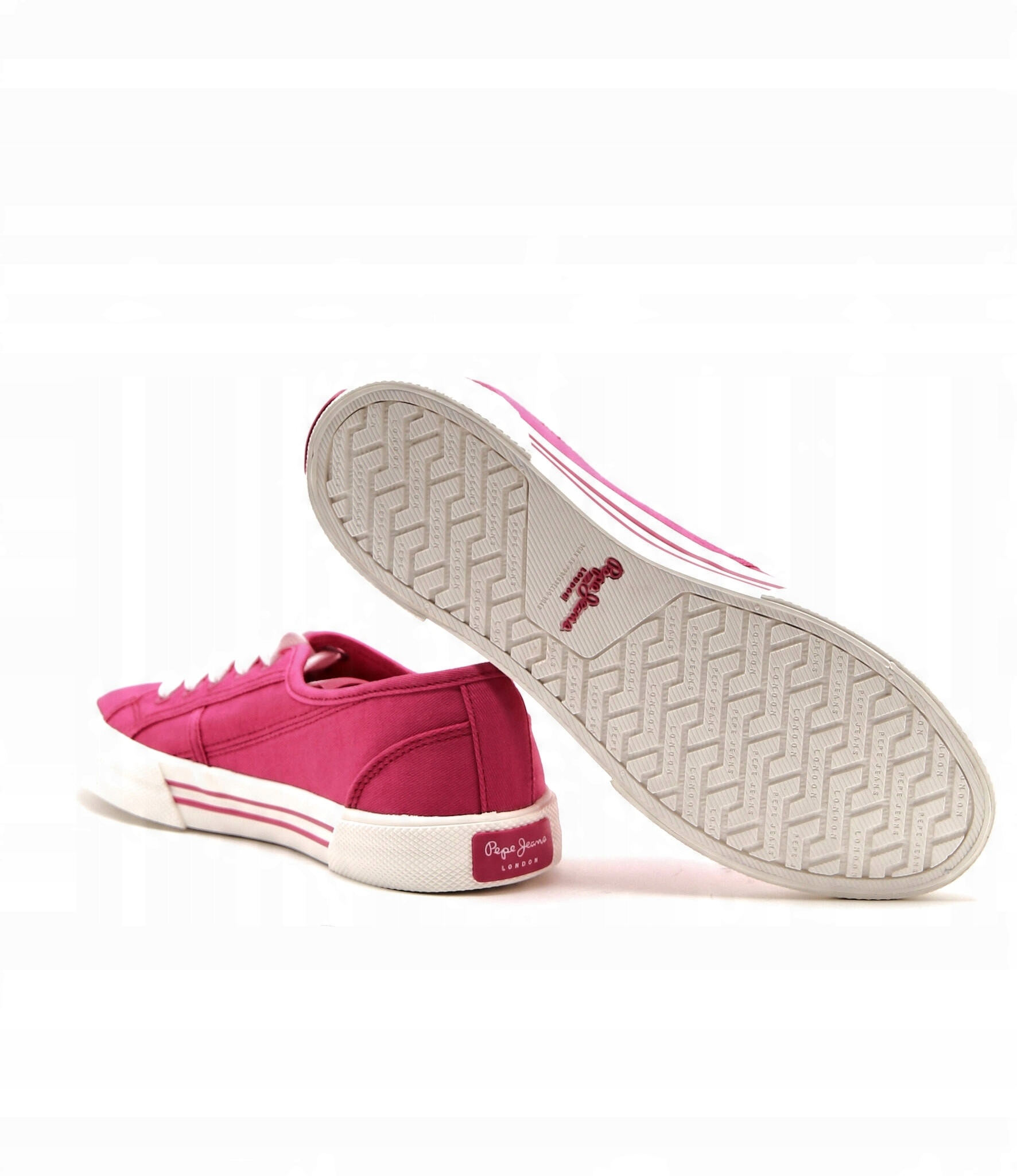Pepe Jeans Dámské Šněrovací Tenisky Růžové, Látkové, Velikost 39 Awf