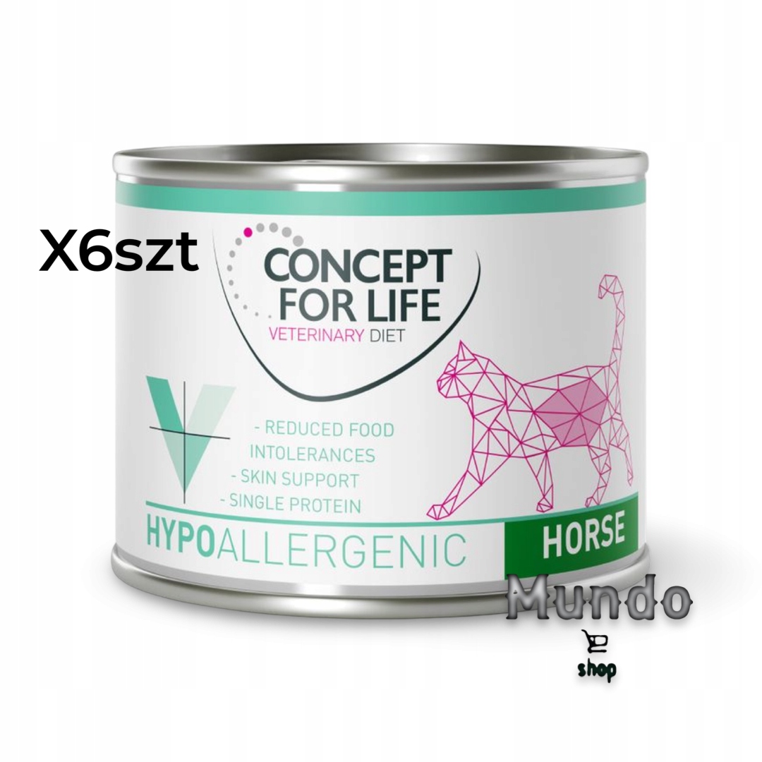 Concept for Life Veterinary Diet Hypoallergenic Koninová příchuť 200 g 6 ks