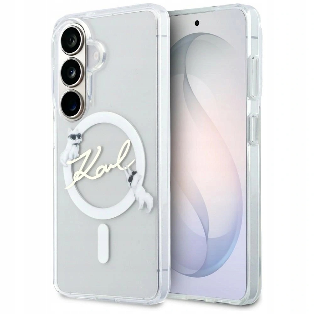 Pouzdro Karl Lagerfeld IML Kc Script MagSafe pro Samsung Galaxy S26 Plus