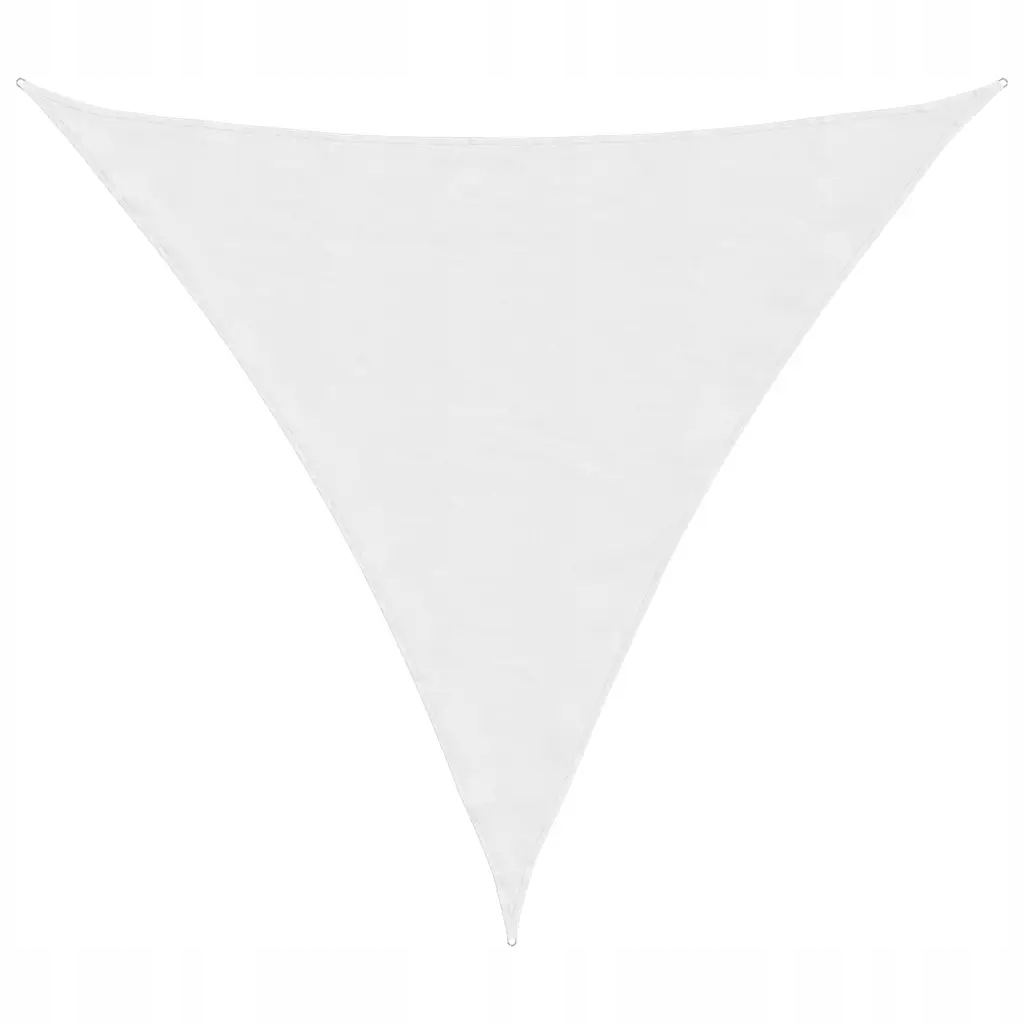 Sluneční plachta Oxford Pu trojúhelníková, odolná vůči Uv záření, bílá, 2x2x2 m