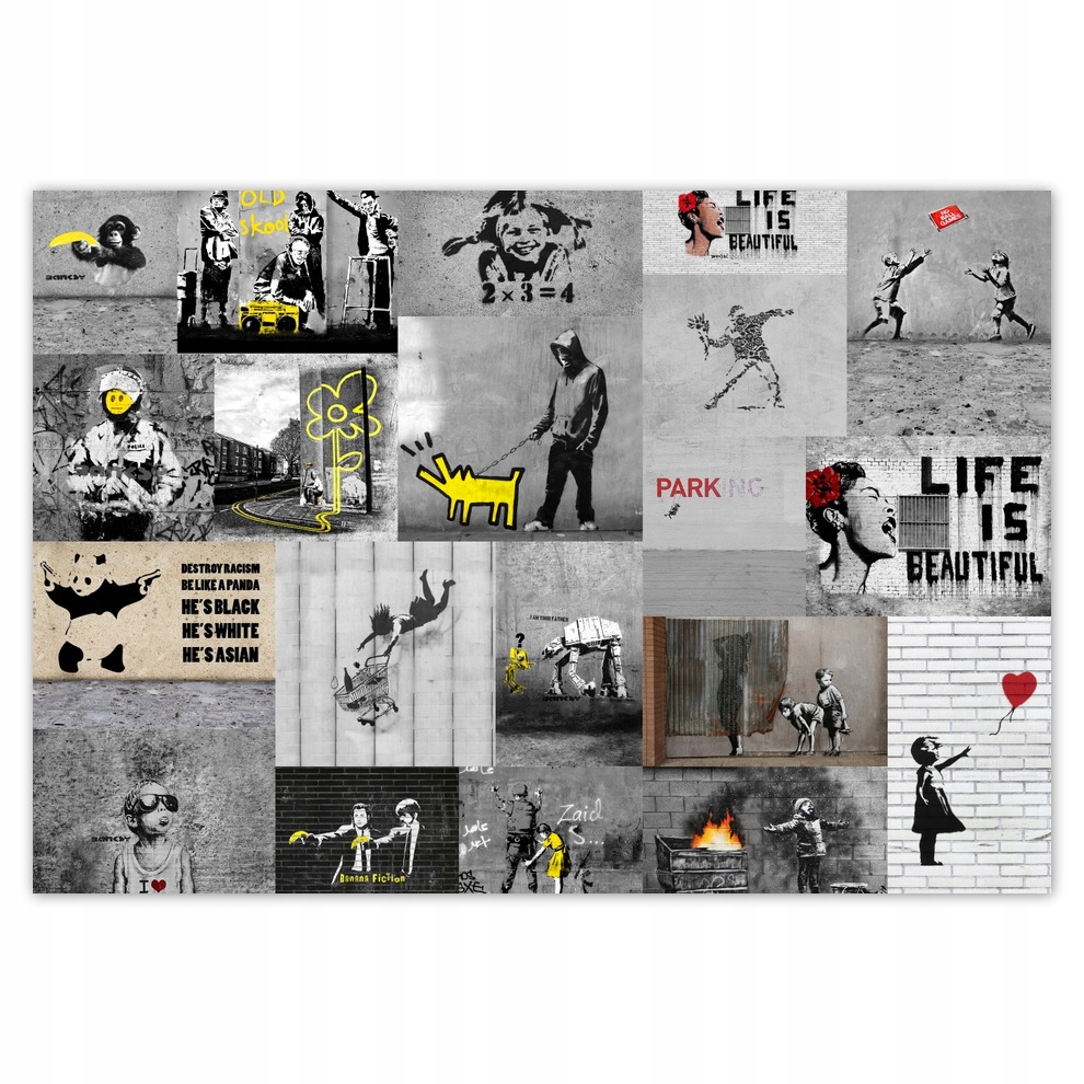 Fototapety vliesové 368x254 Full Mix Banksy