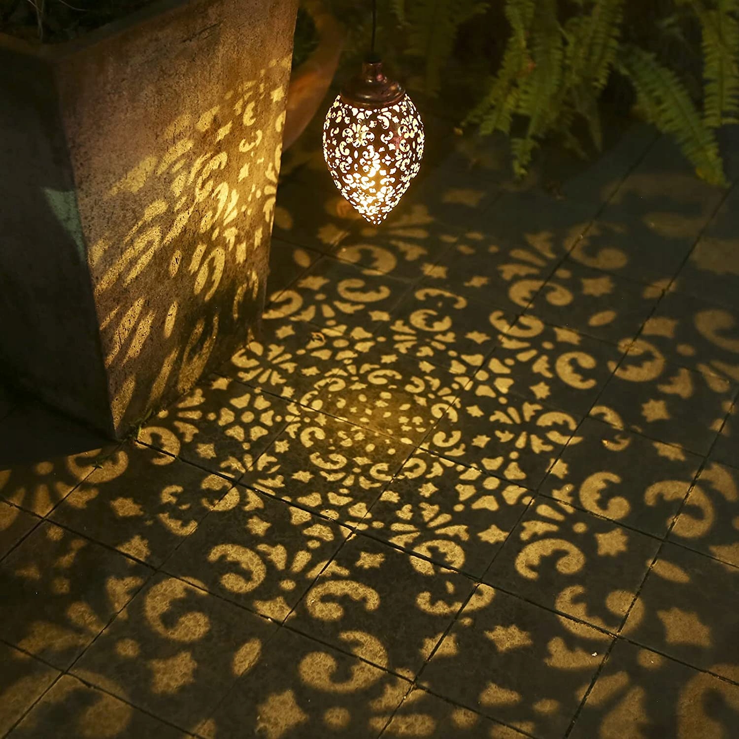 Wisząca Lampa Solarna Ogrodowa Wodoodporna LED Rodzaj gwintu zintegrowane źródło LED