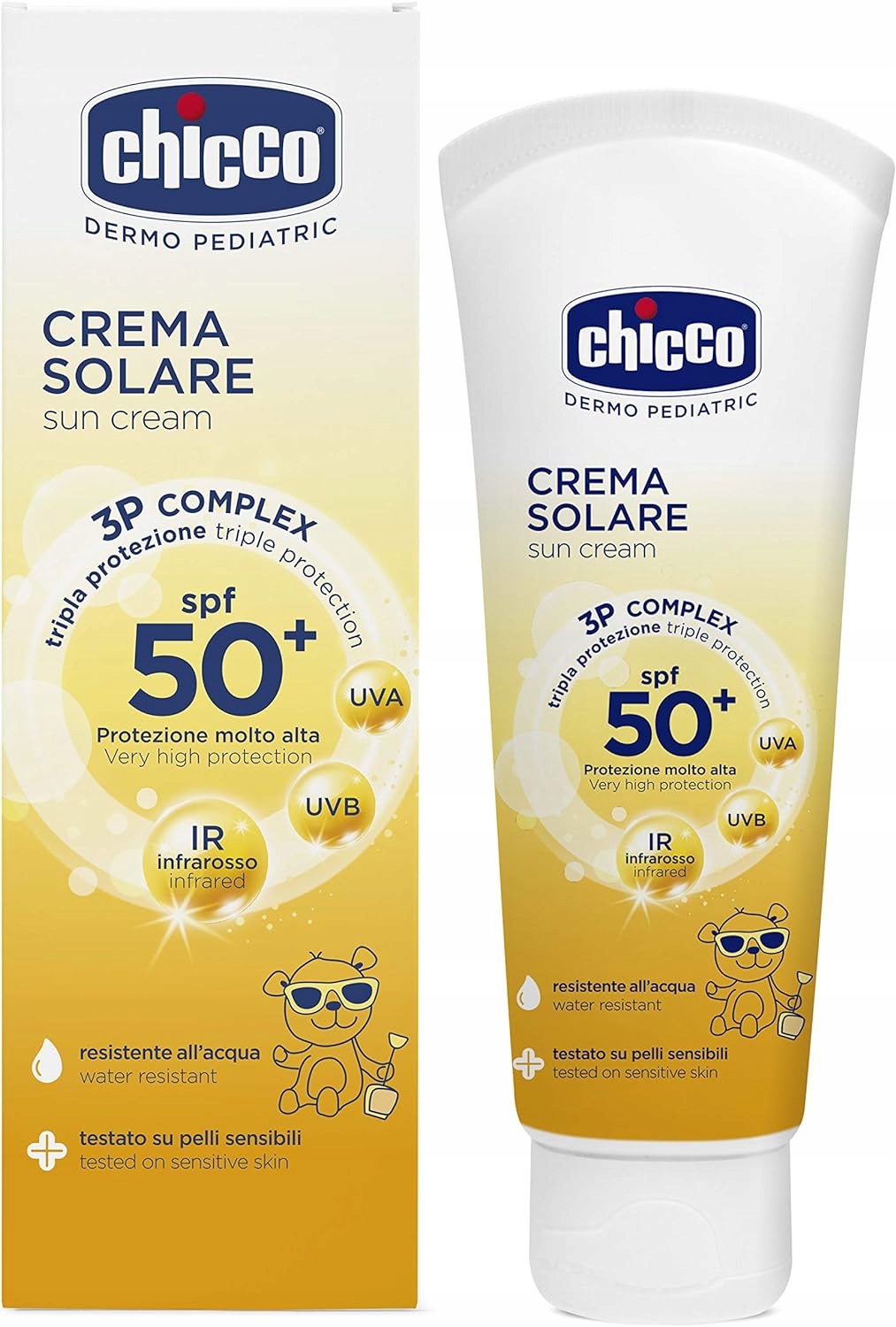 Krem na słońce Chicco 50 SPF 75 ml 101 g