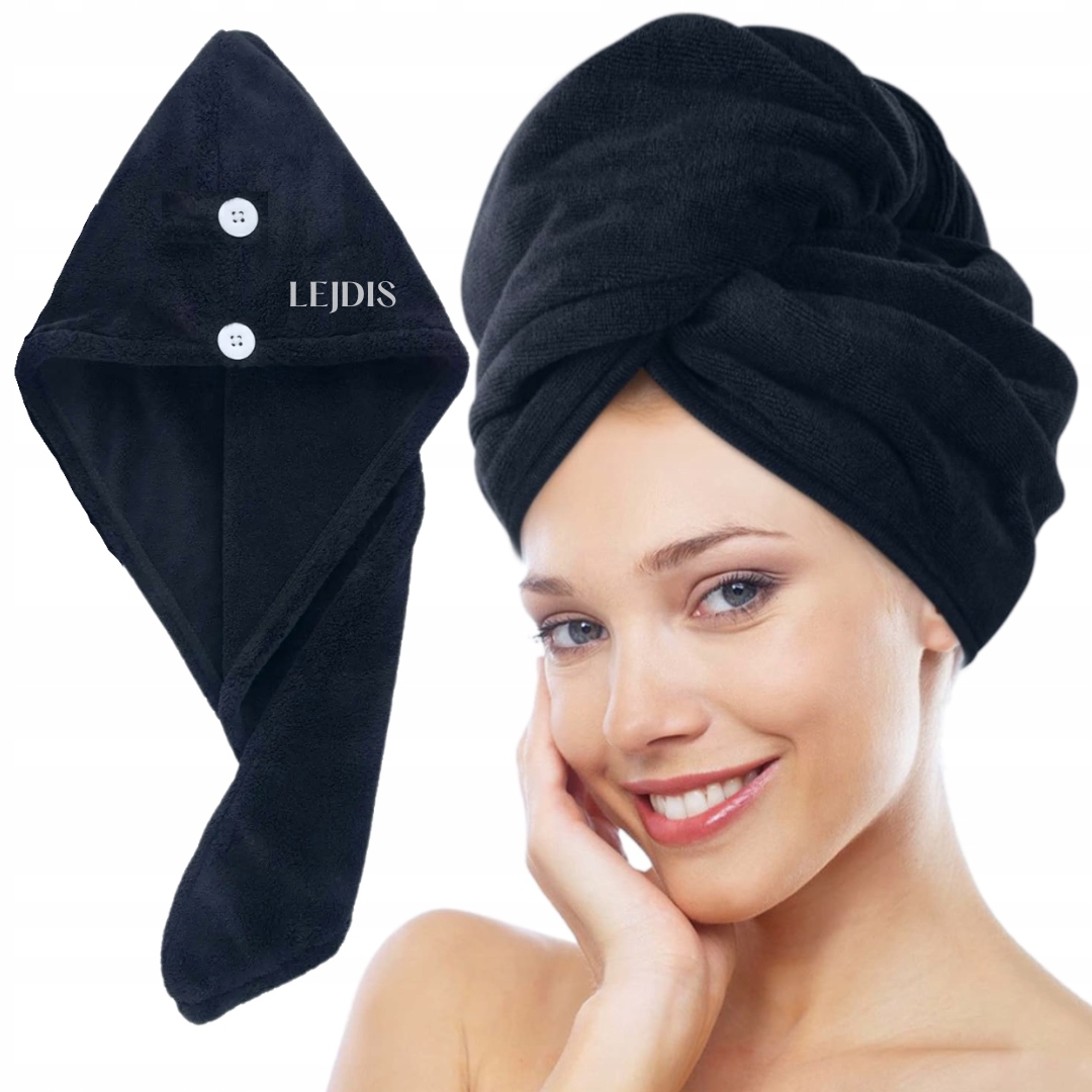 Turban na głowę ręcznik do włosów z mikrofibry
