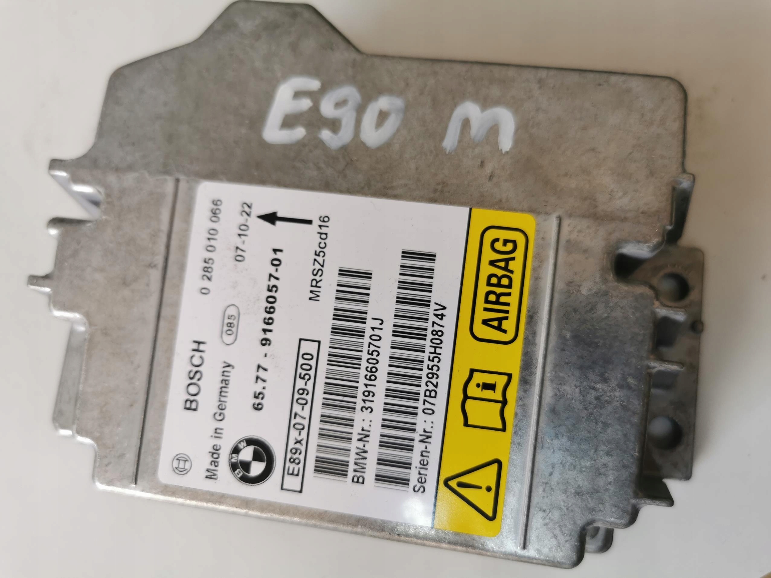 module airbag BMW SERIA 3 E90 E91 9166057 05-12