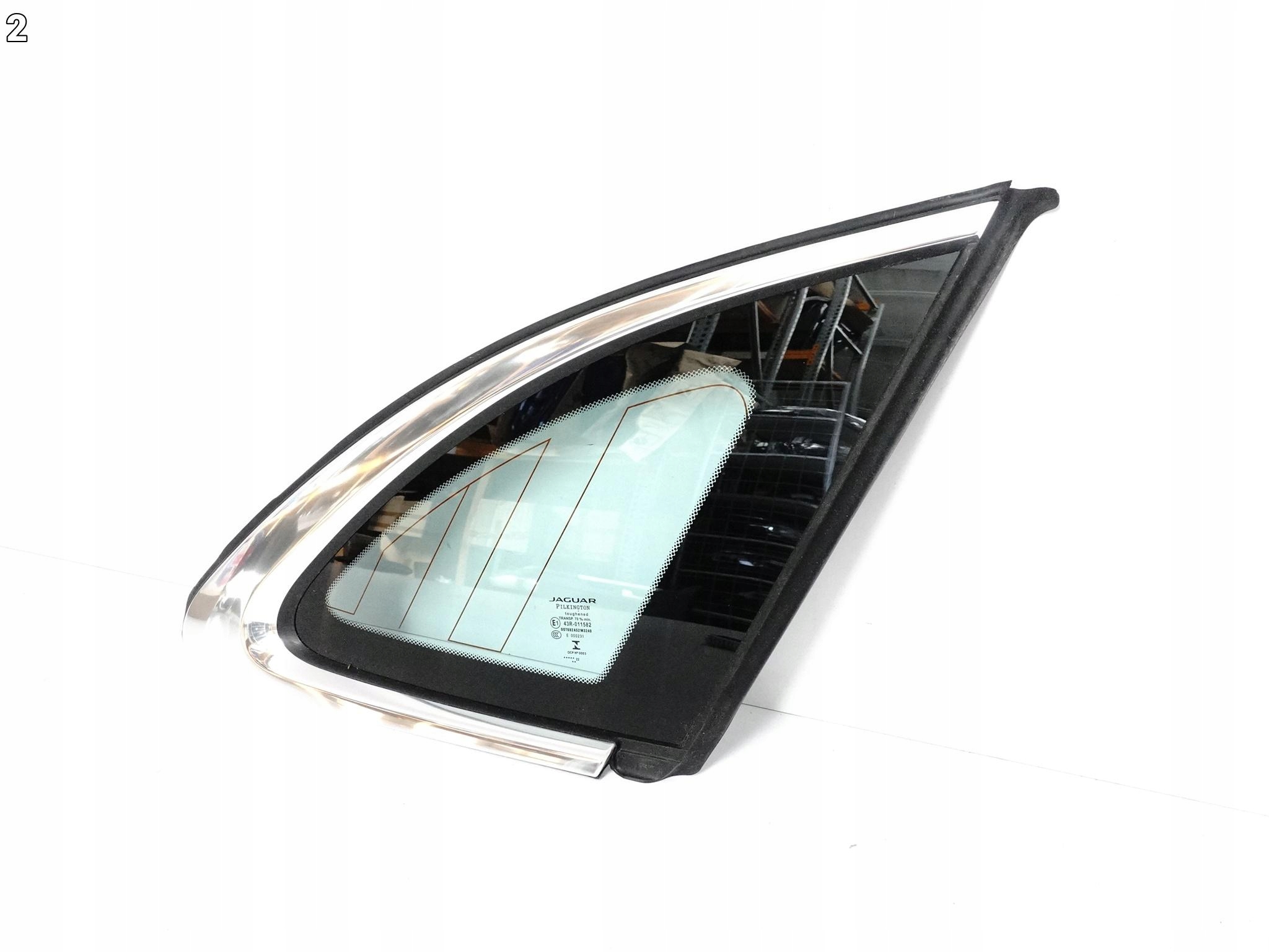 JAGUAR F-PACE X761 16- window side bodywork moulding CHROM right rear part