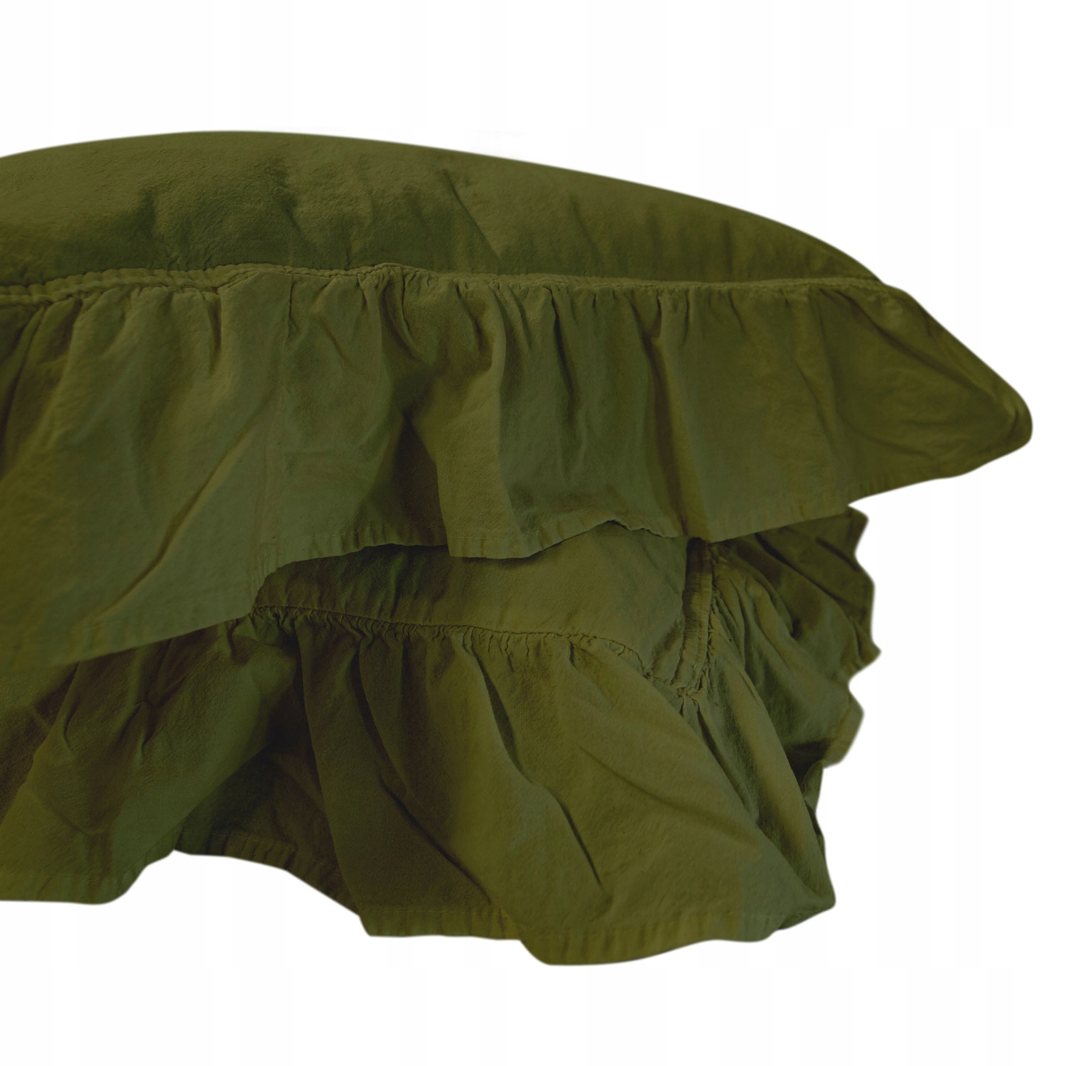 

Poszewka Zieleń StoneWASHE Bawełna Falbana 40x40x2