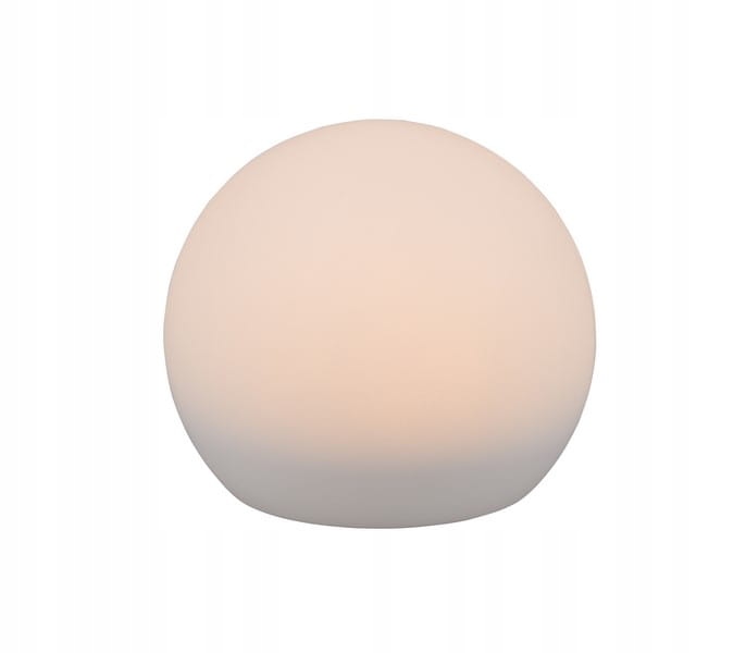 Zahradní lampa Solární Led koule Melo Bílá fi 20 cm Rl IP67