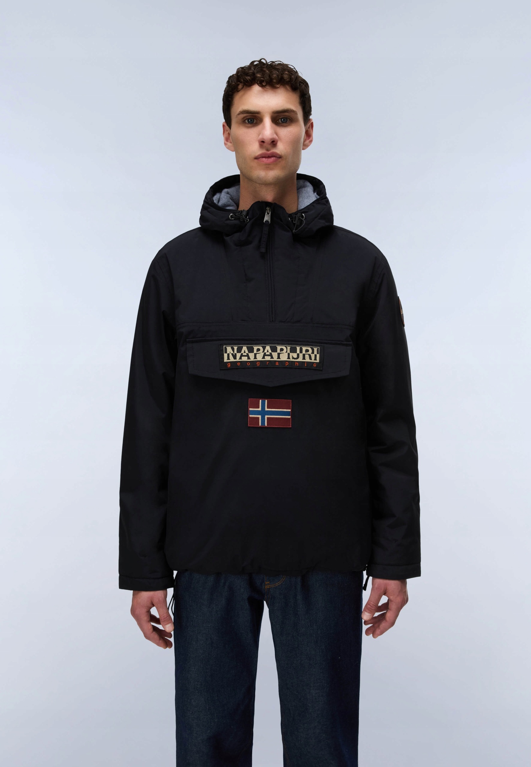 Napapijri Pánská bunda Rainforest Winter 3 NA4GMC Black L