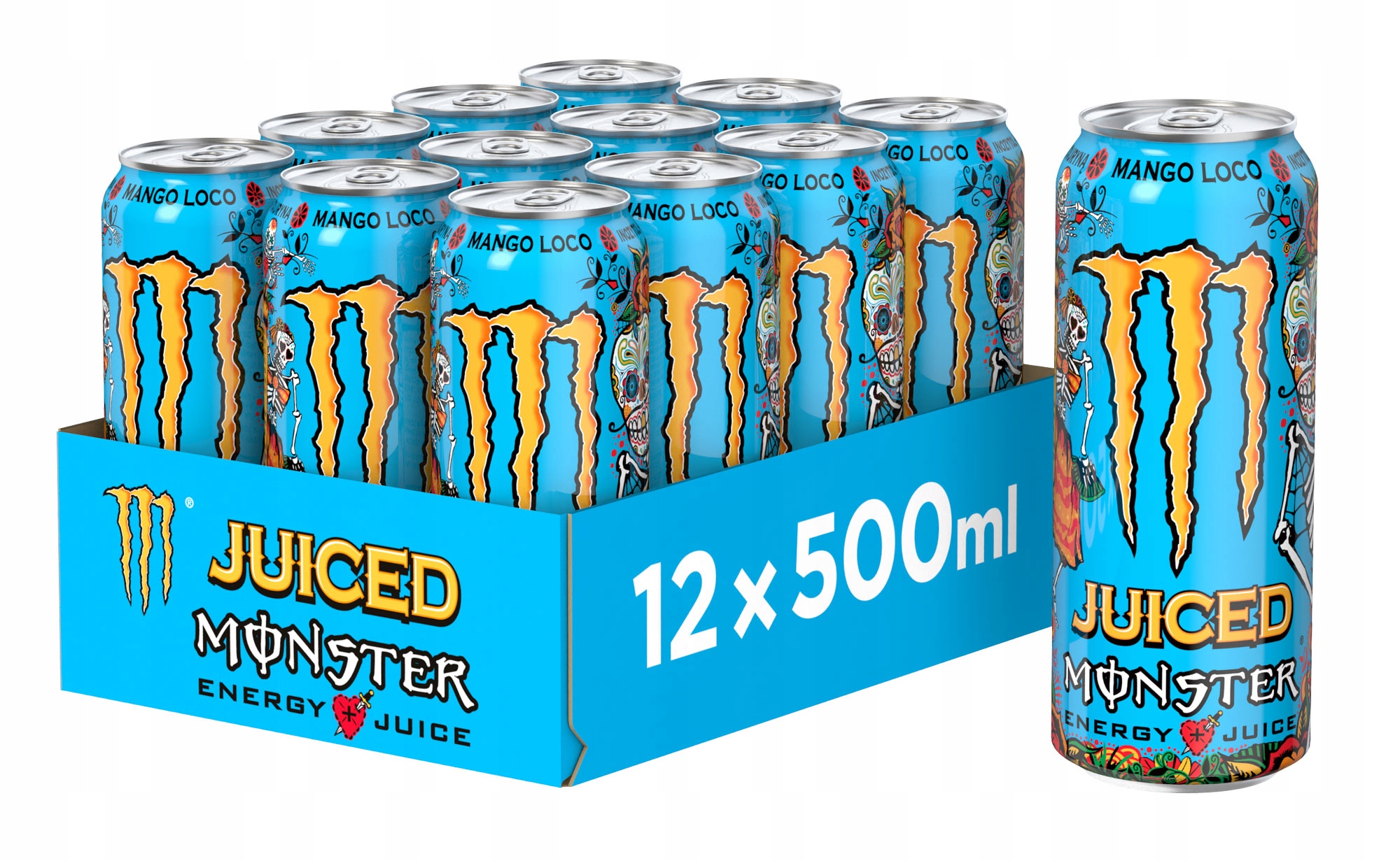 Monster Mango Loco Energetický nápoj 500 ml x 12