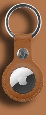 

Etui eko skórzane do lokalizatora AirTag brelok