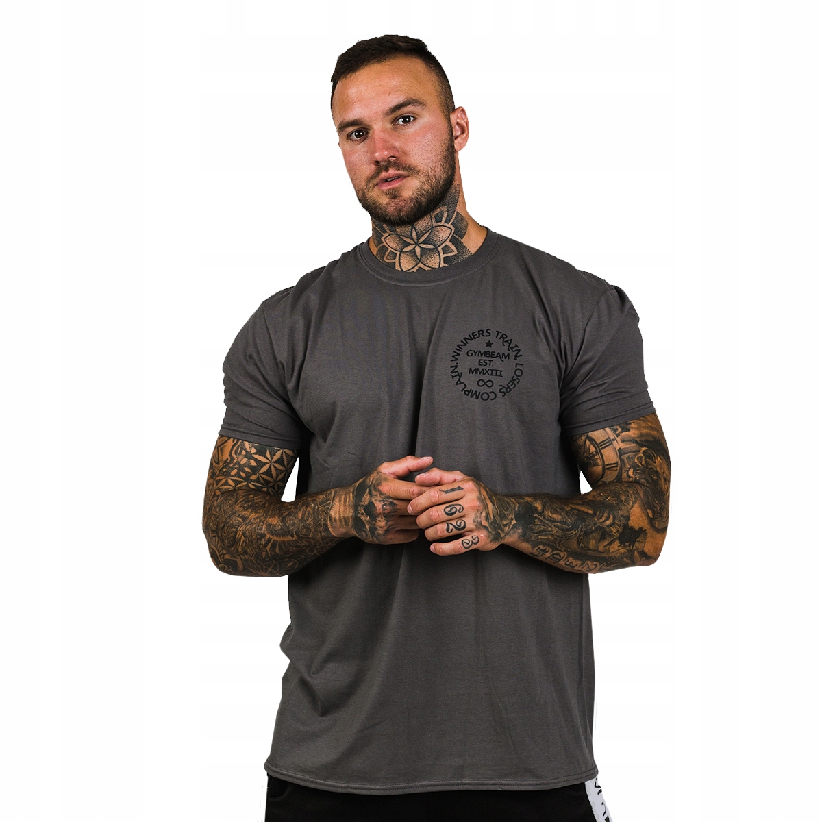 

Koszulka Sportowa Treningowa Szara GymBeam XL