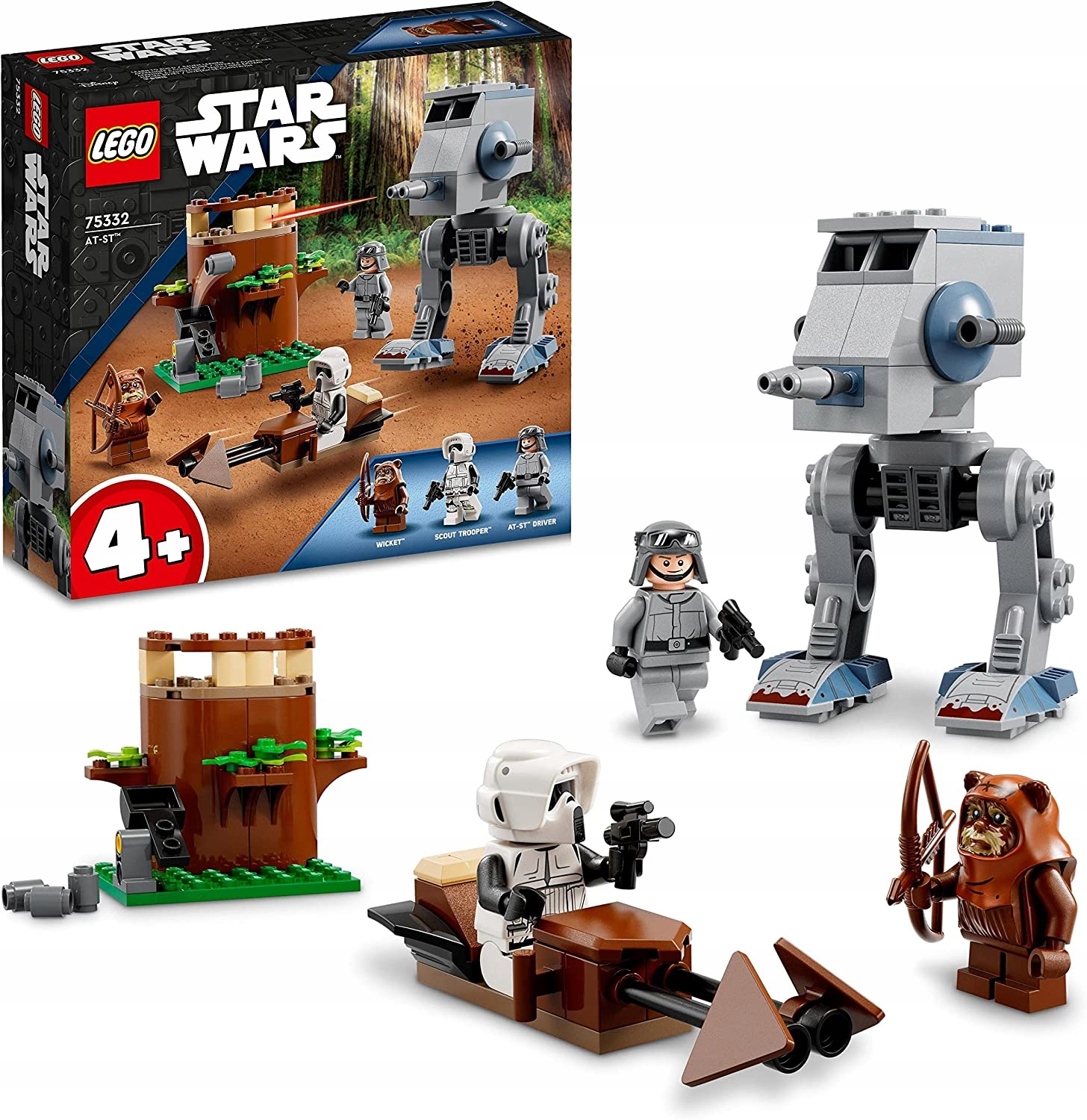 Lego Star War At-st Návrat Jediho Sada 75332 Dárek Star Wars Figurky