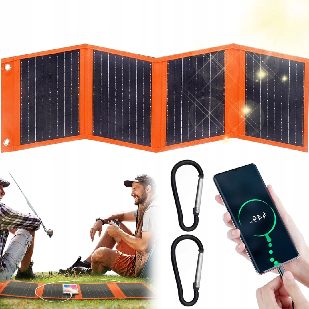 Ładowarka Solarna Do Telefonu 25W 5V Usb-c IP55 Do Telefonu Na Zewnątrz